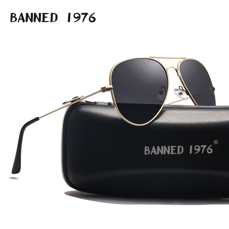 Vintage Fashion Brand Names - แว่นตากันแดดโพลาไรซ์การบินกรอบโลหะDesigner Coolผู้หญิงผู้ชายShades Femininชื่อแบรนด์ชายOculosหญิงแว่นตาวินเทจ