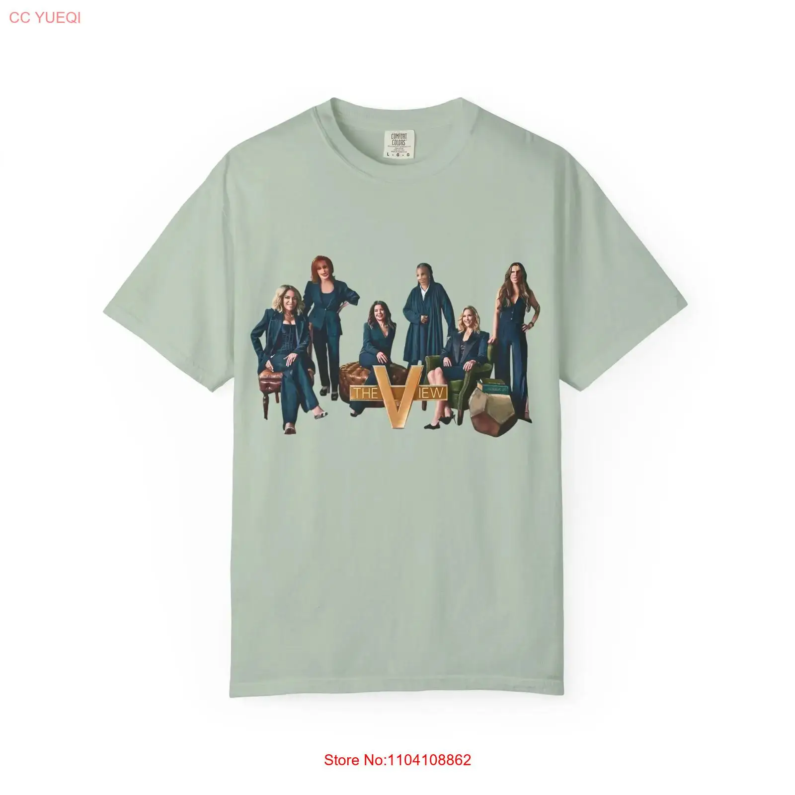 Vintage Fashion Tv - เสื้อยืดลาย The View Inspired สำหรับแฟนรายการทีวี เสื้อผ้าลำลองสไตล์วินเทจ