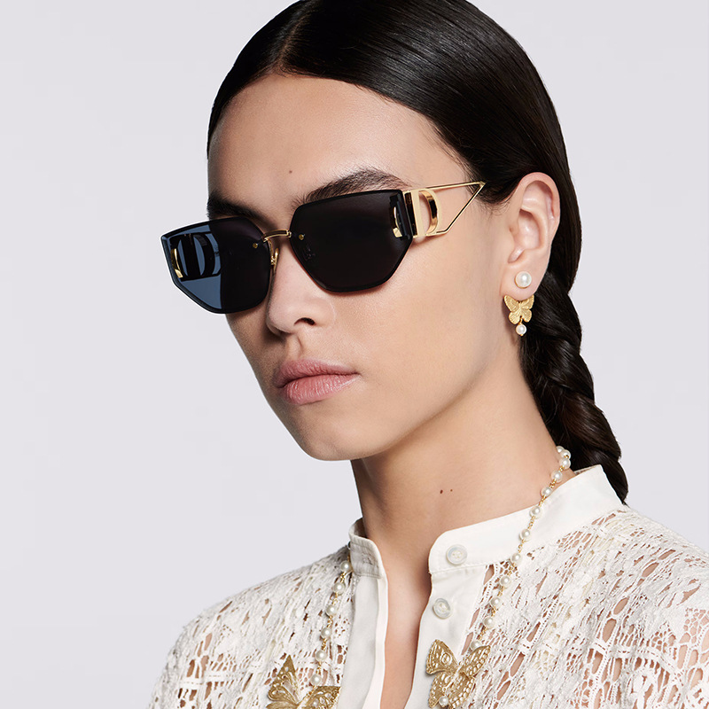 Vintage Fashion Brand Names - แว่นตากันแดดผู้หญิงโลหะ Hollowed-OUT ขา Frameless แว่นตาผู้ชาย High-end