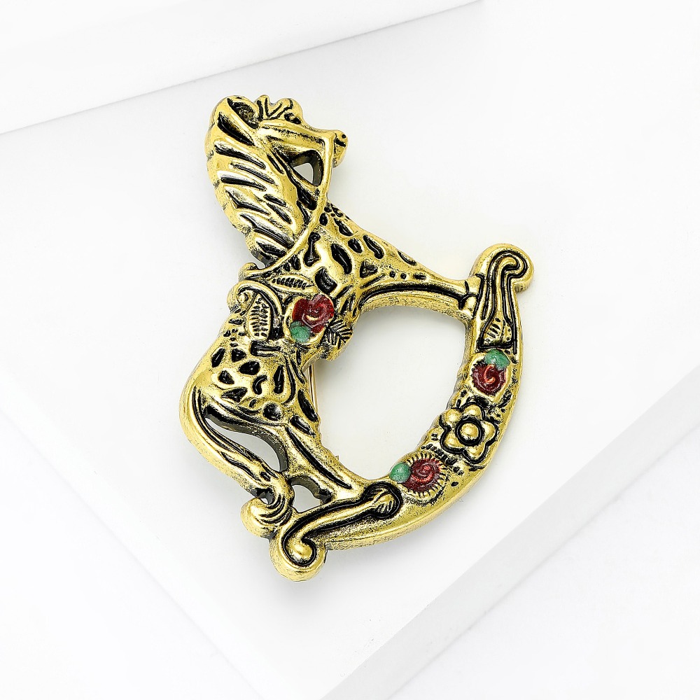 เข็มกลัดรูปม้าโยกสไตล์วินเทจสำ - Vintage Fashion Toys บทวิจารณ์และราคา