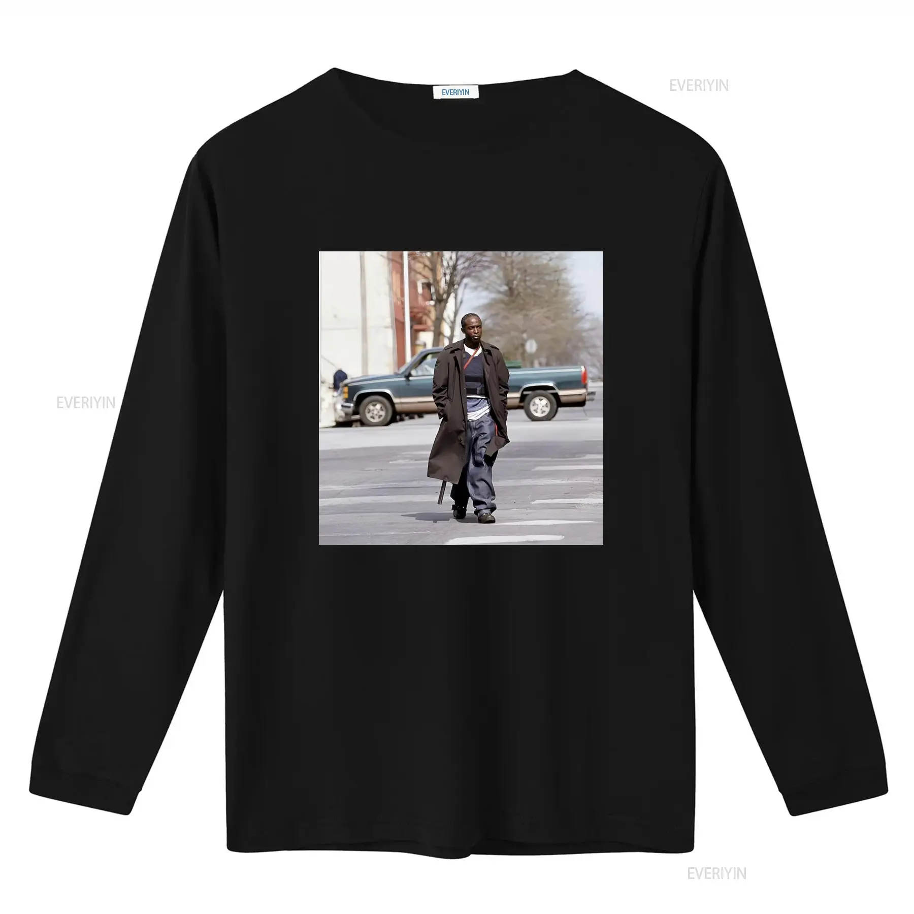 เสื้อยืด The Wire Omar ผ้าฝ้าย - Vintage Fashion Tv บทวิจารณ์และราคา