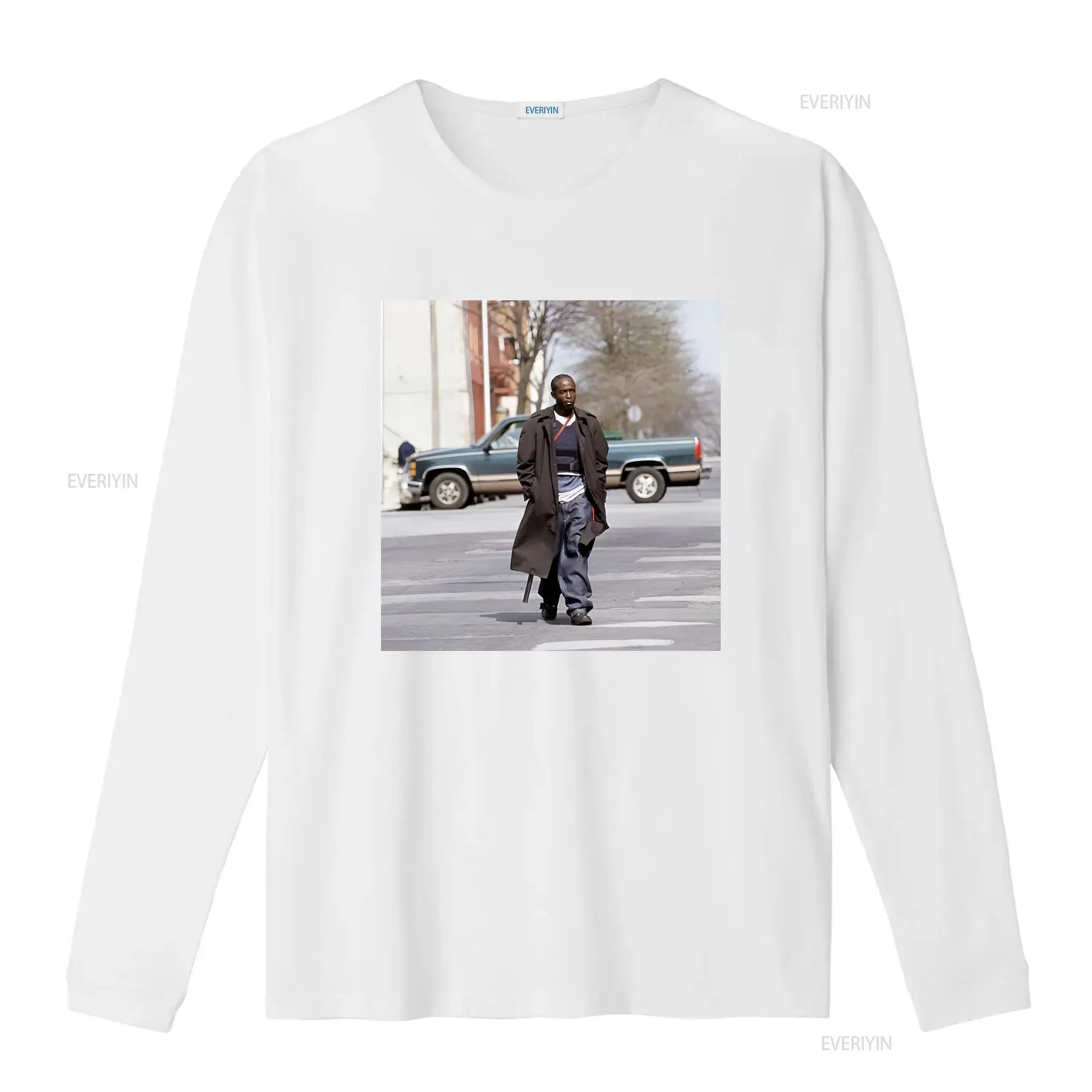 เสื้อยืด The Wire Omar ผ้าฝ้าย - Vintage Fashion Tv บทวิจารณ์และราคา