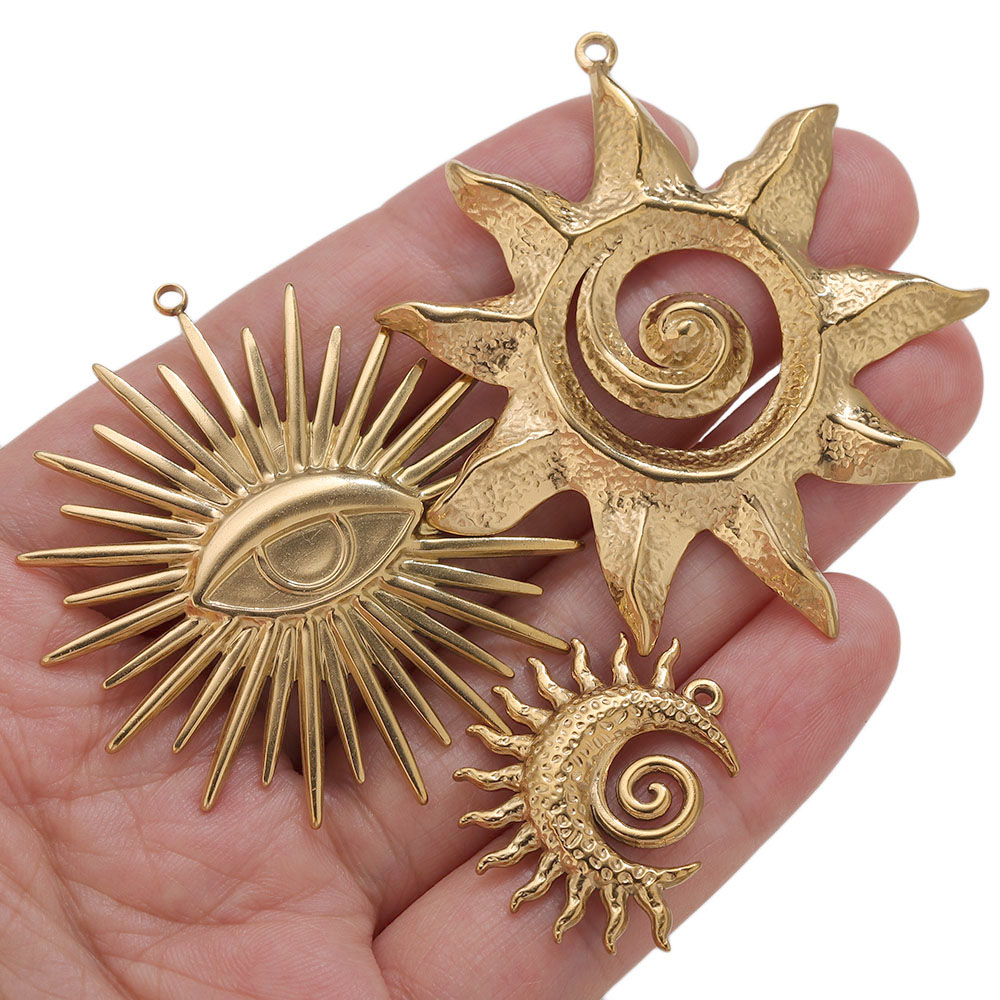 จี้ทอง PVD 5 ชิ้น สแตนเลสสตีล  - Vintage Fashion Nova บทวิจารณ์และราคา