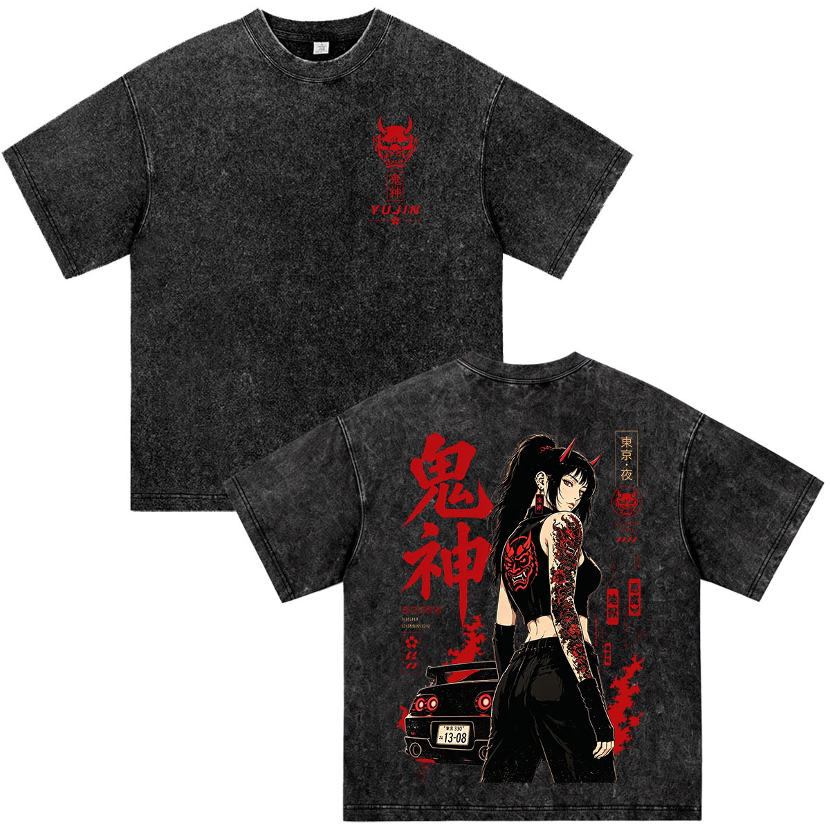 เสื้อยืดลายอนิเมะ Initial D Dr - Vintage Fashion Kyoto บทวิจารณ์และราคา