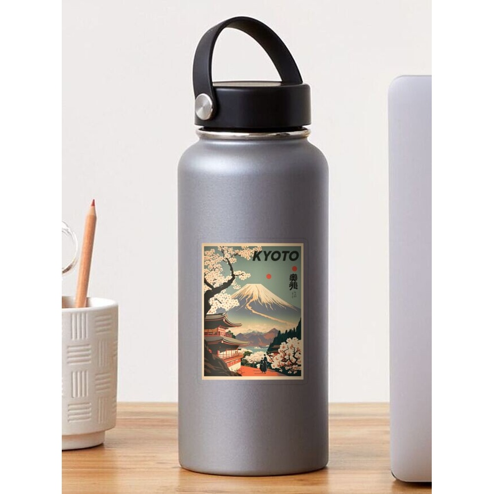 โปสเตอร์สติกเกอร์ศิลปะการเดินท - Vintage Fashion Kyoto บทวิจารณ์และราคา