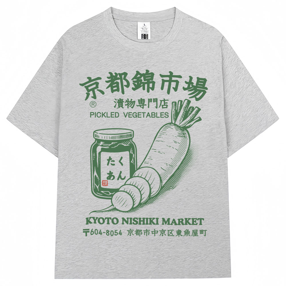 เสื้อยืดลายตลาดนิชิกิสไตล์ญี่ป - Vintage Fashion Kyoto บทวิจารณ์และราคา