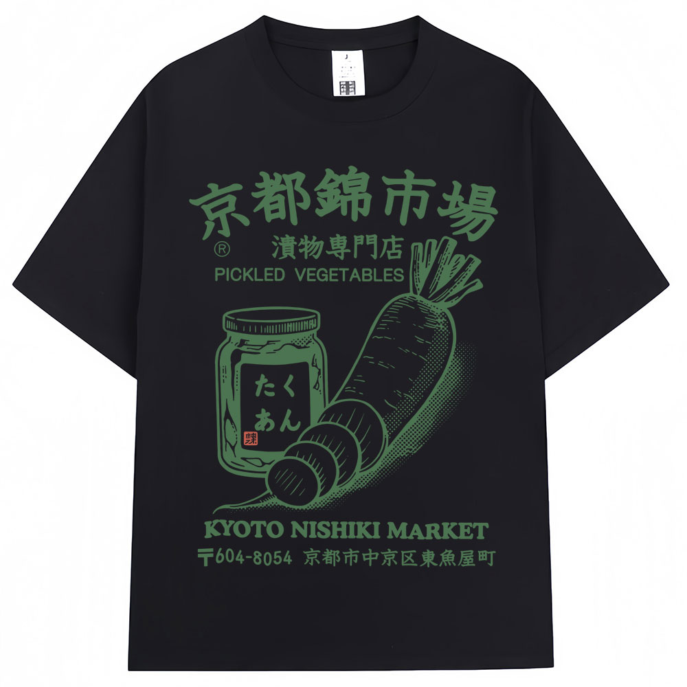 เสื้อยืดลายตลาดนิชิกิสไตล์ญี่ป - Vintage Fashion Kyoto บทวิจารณ์และราคา