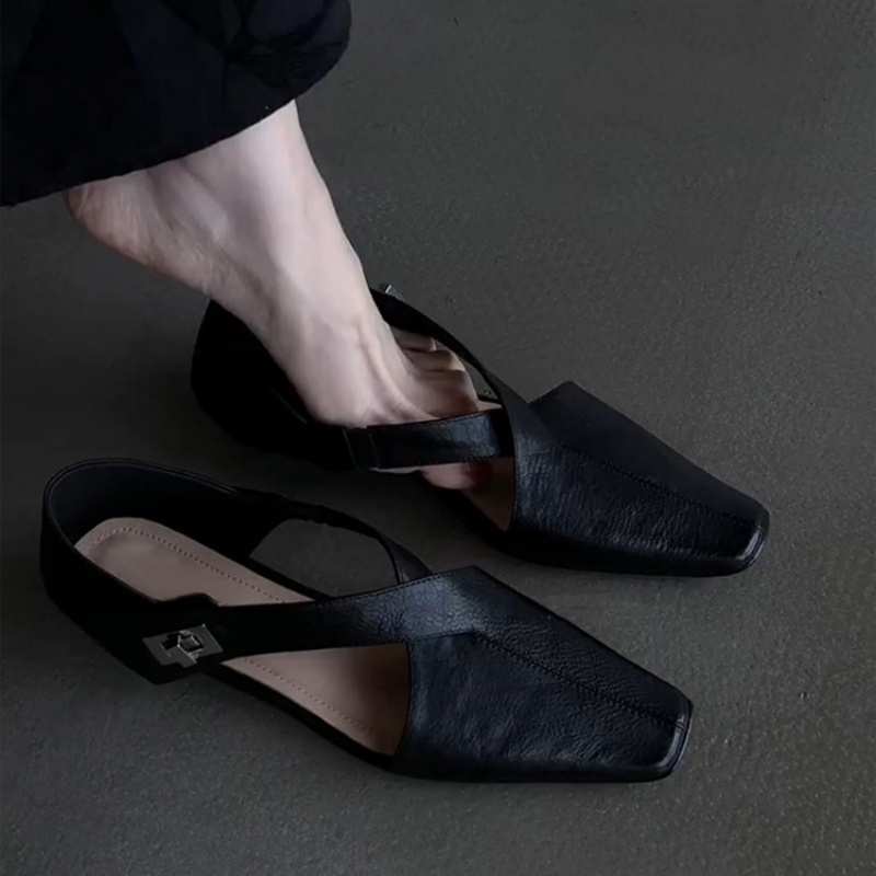 รองเท้าส้นเตี้ยหนังวินเทจแบบส้ - Vintage Slip Dress บทวิจารณ์และราคา